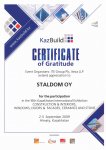 2-5 сентября 2009г. СТАЛДОМ на выстаке KAZBUILD-2009.