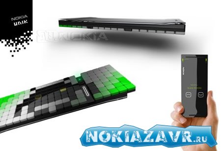 Nokia Unik - уникальный телефон-мозаика Nokia Unik - уникальный телефон-мозаика